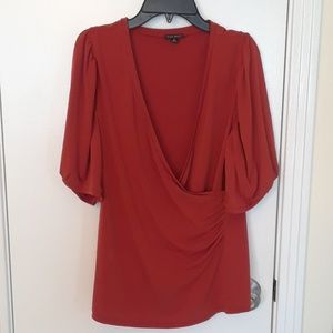 Nine West Wrap Top Sz M